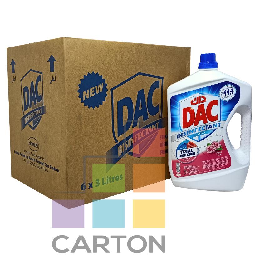 مطهر داك برائحة الورد 6 * 3 لتر